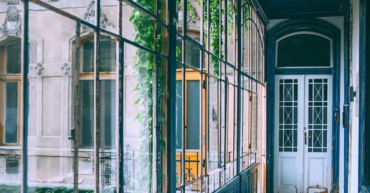 Glass and vine